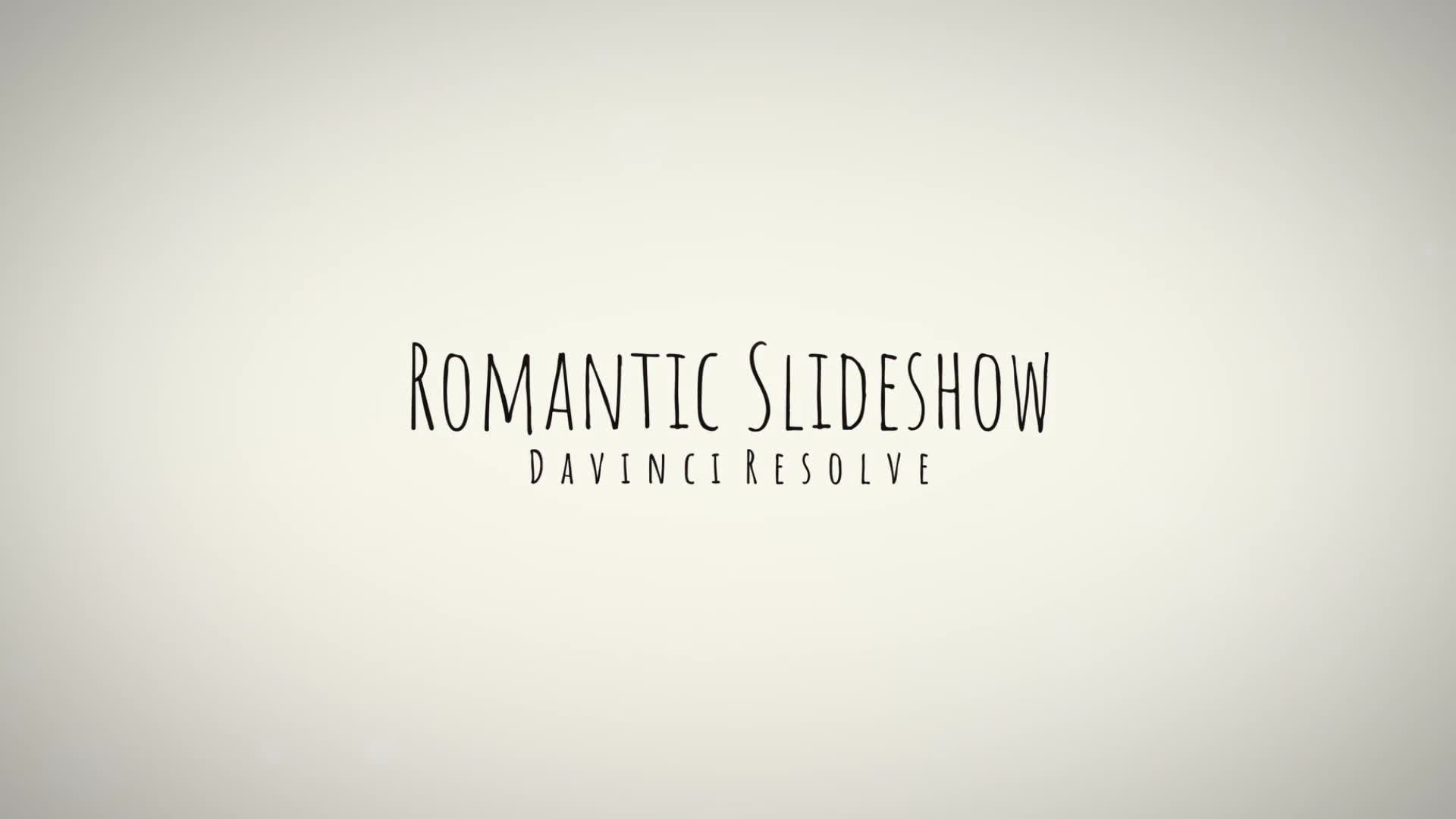 Romantic Slideshow | DR Videohive 35953007 DaVinci Resolve Image 1