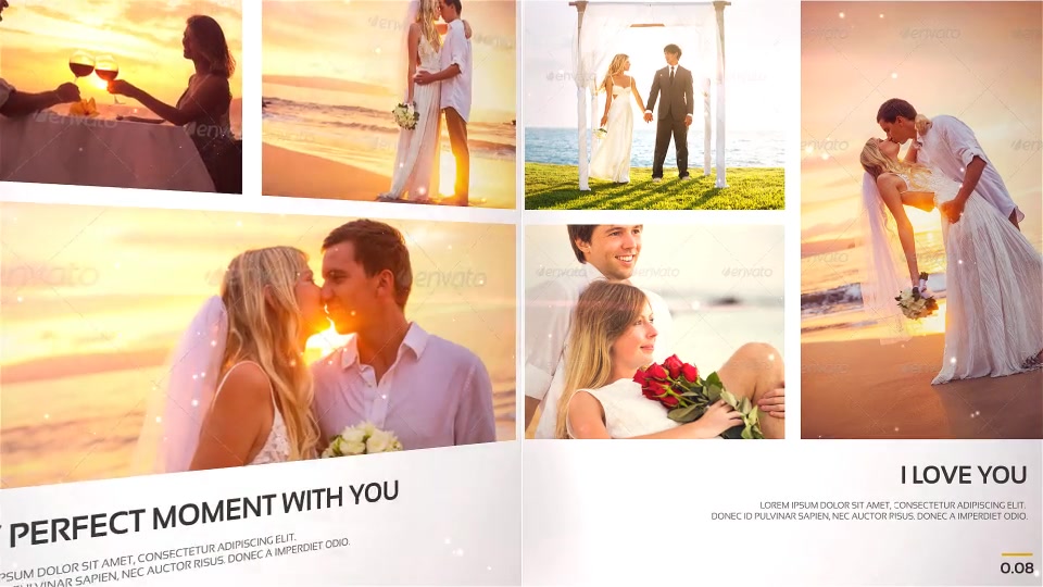 Romantic Wedding Elegant Photo Album - Download Videohive 18768546