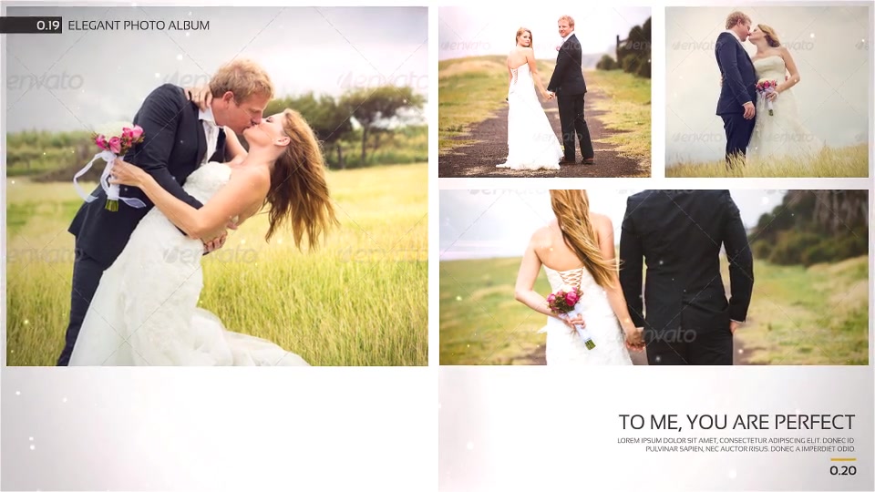 Romantic Wedding Elegant Photo Album - Download Videohive 18768546