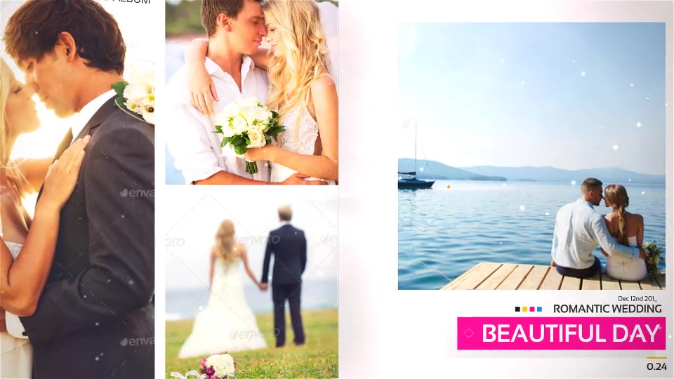 Romantic Wedding Elegant Photo Album - Download Videohive 18768546