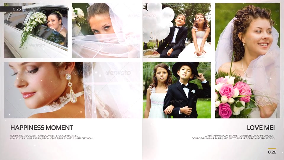 Romantic Wedding Elegant Photo Album - Download Videohive 18768546