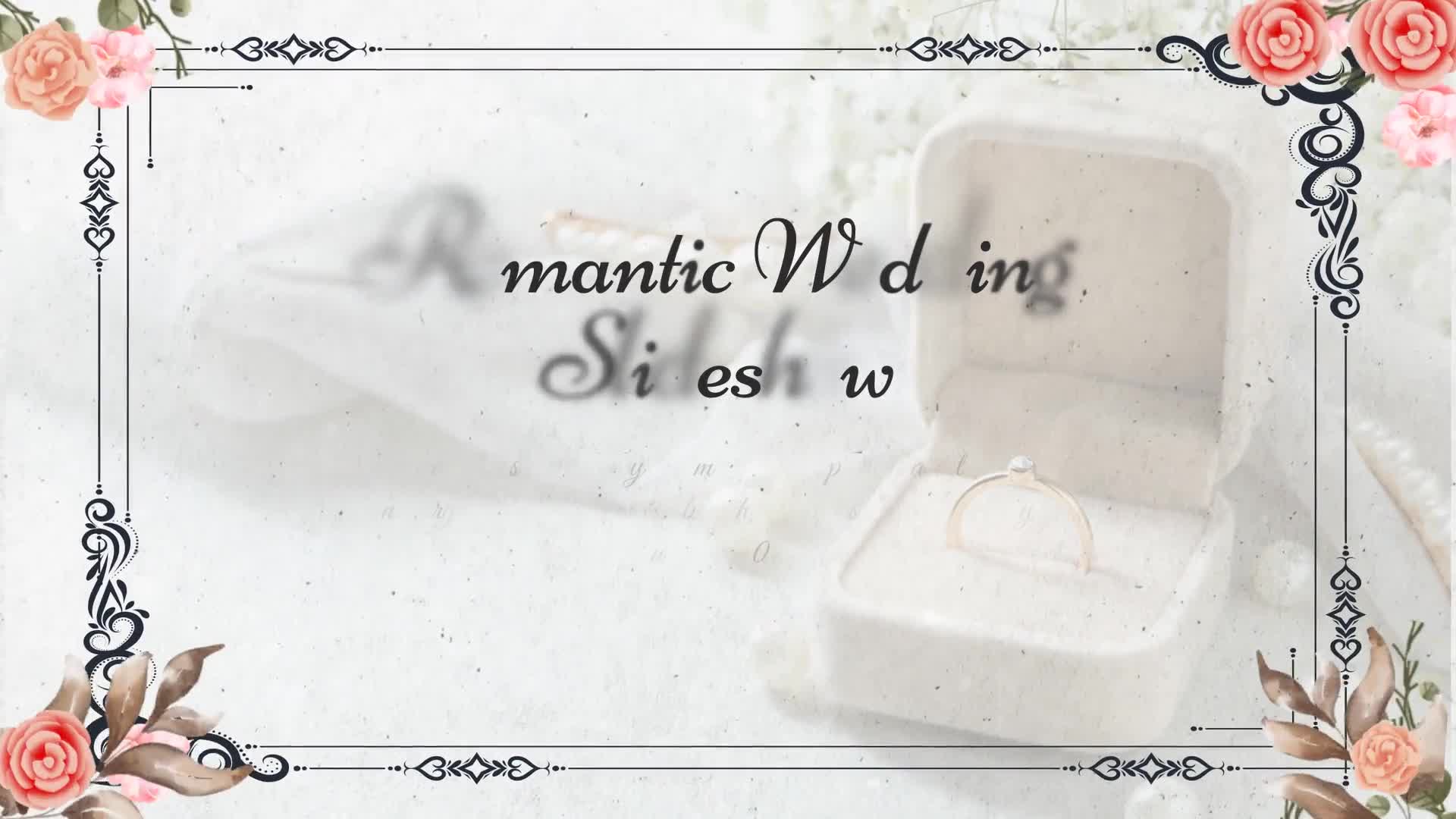 Romantic Wedding Slideshow Videohive 40433398 After Effects Image 1