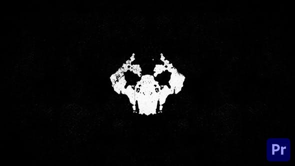 Rorschach Ink Blots Horror Logo | Premiere Pro - Videohive 38437377 Download