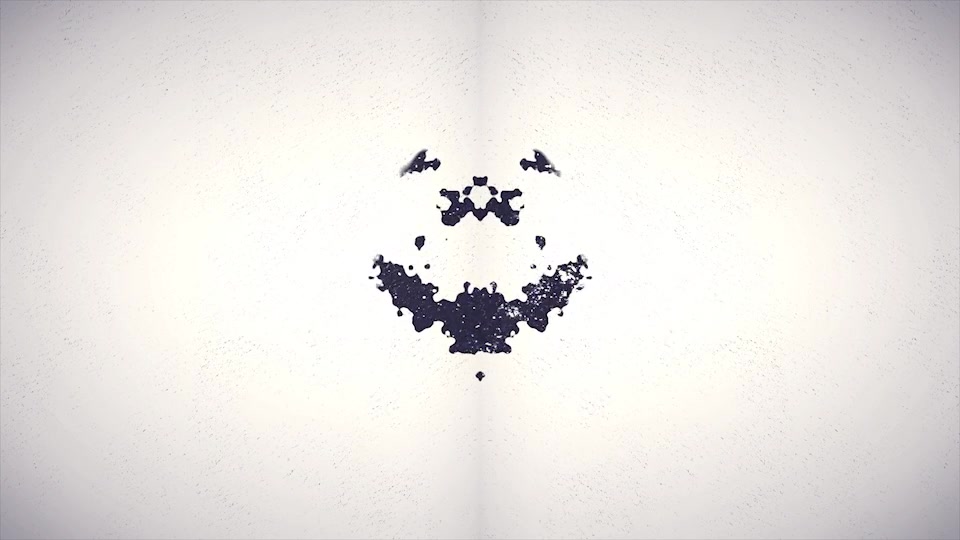 Rorschach Ink Blots Horror Logo Reveal - Download Videohive 20029341