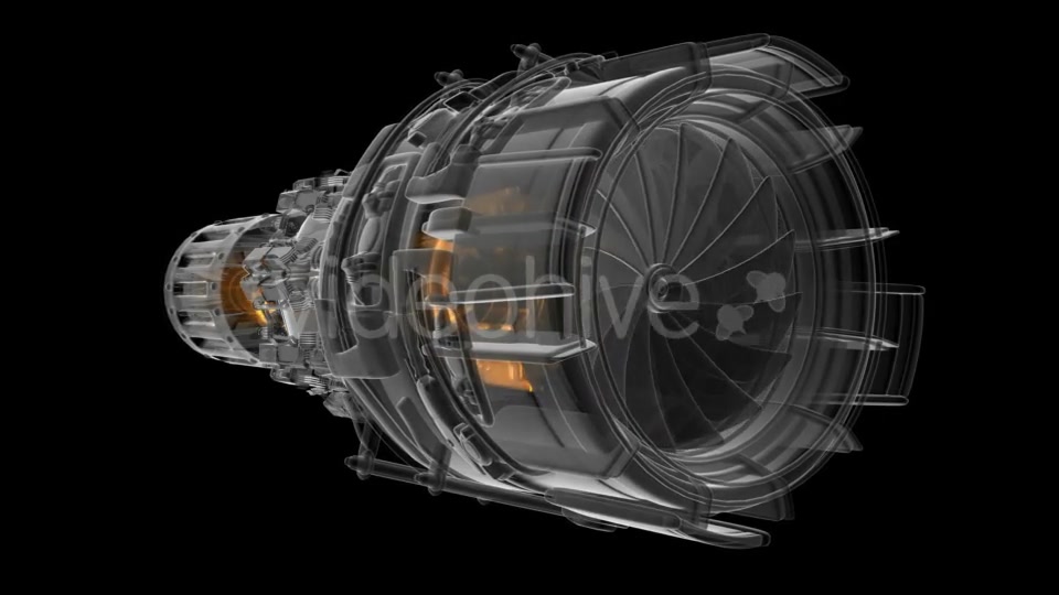 Rotate Jet Engine Turbine - Download Videohive 18559030