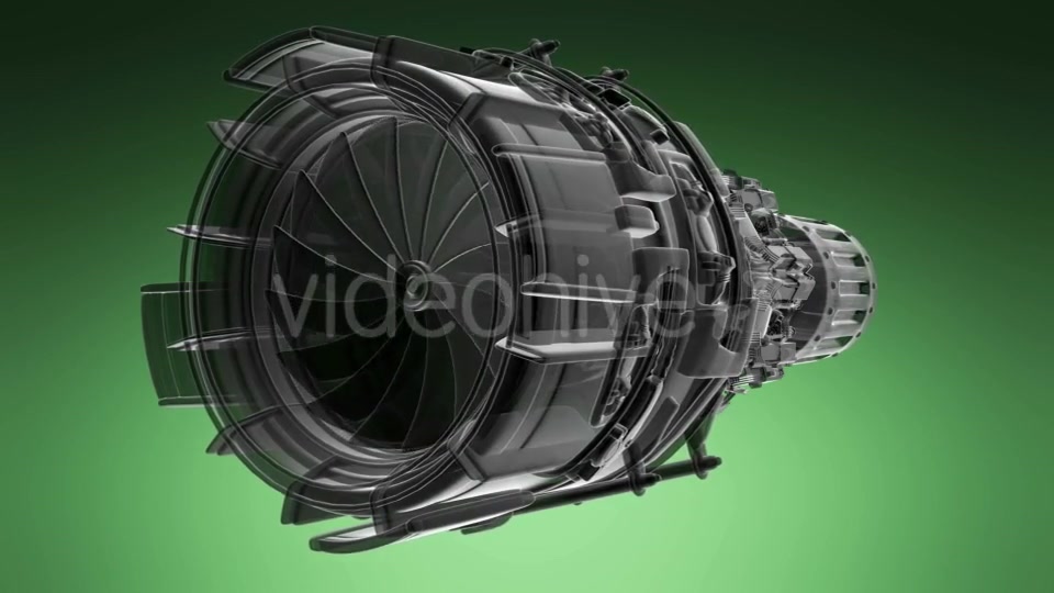 Rotate Jet Engine Turbine - Download Videohive 18598429