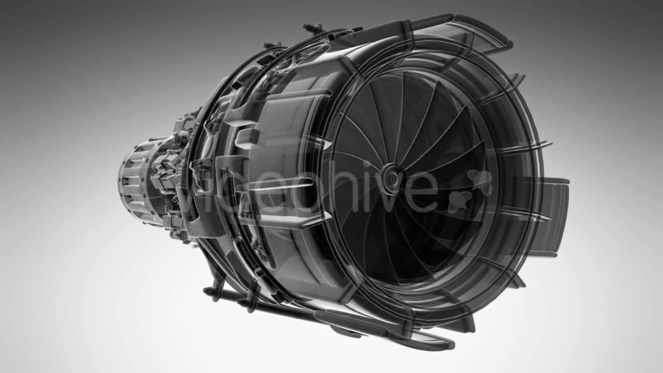 Rotate Jet Engine Turbine - Download Videohive 19896710