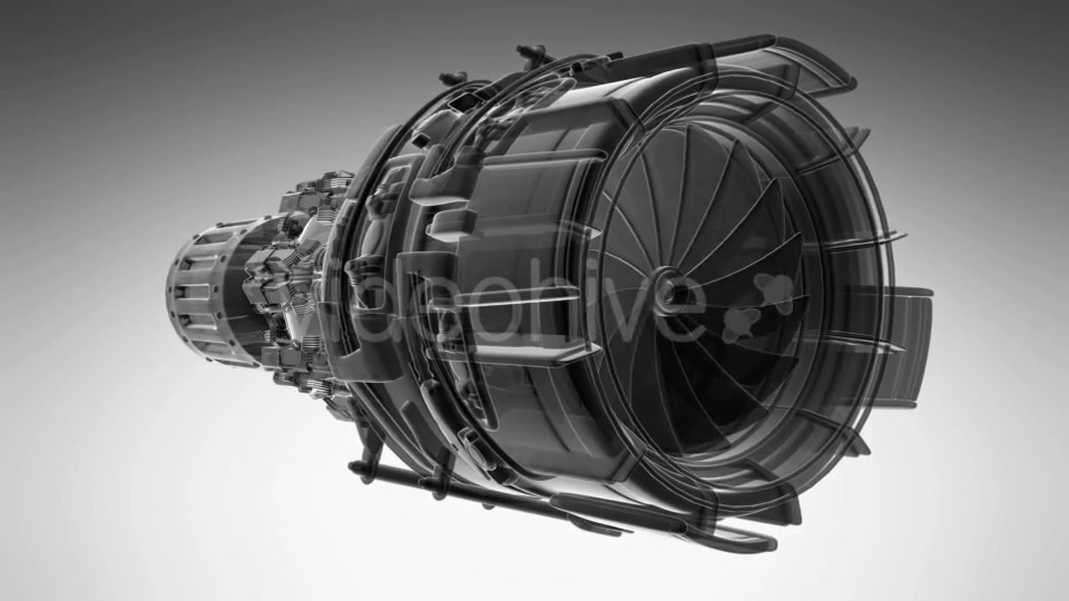 Rotate Jet Engine Turbine - Download Videohive 19896710