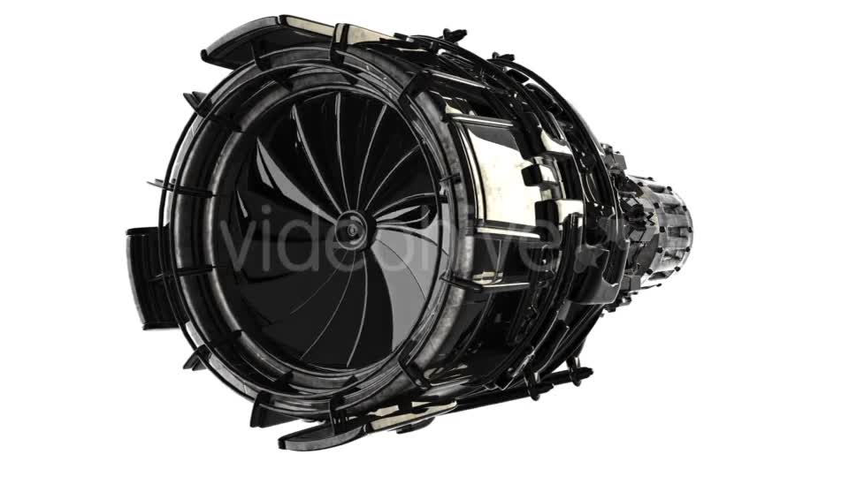 Rotate Jet Engine Turbine - Download Videohive 21406873