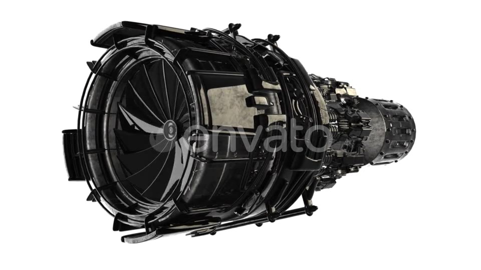 Rotate Jet Engine Turbine - Download Videohive 22134507
