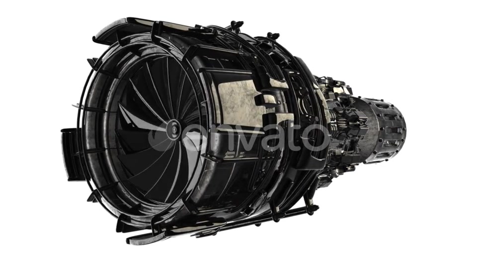 Rotate Jet Engine Turbine - Download Videohive 22134507