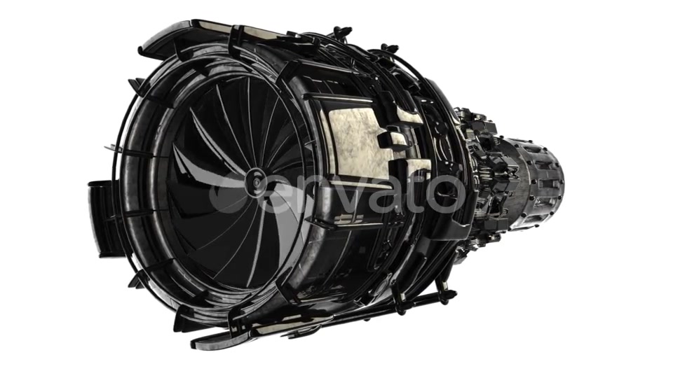 Rotate Jet Engine Turbine - Download Videohive 22134507