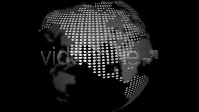 Rotating Dotted Globe Loop + ALPHA - Download Videohive 133413