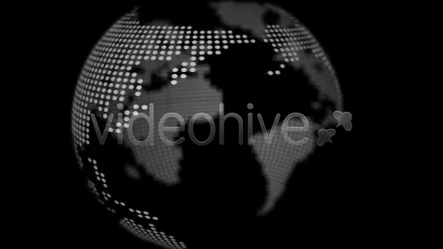 Rotating Dotted Globe Loop + ALPHA - Download Videohive 133413