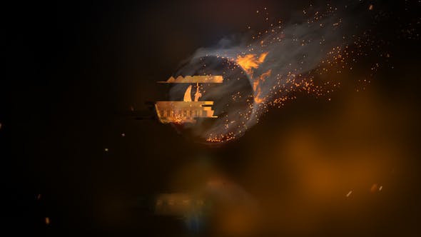 Rotating Fire Logo Reveal - Download Videohive 23438890
