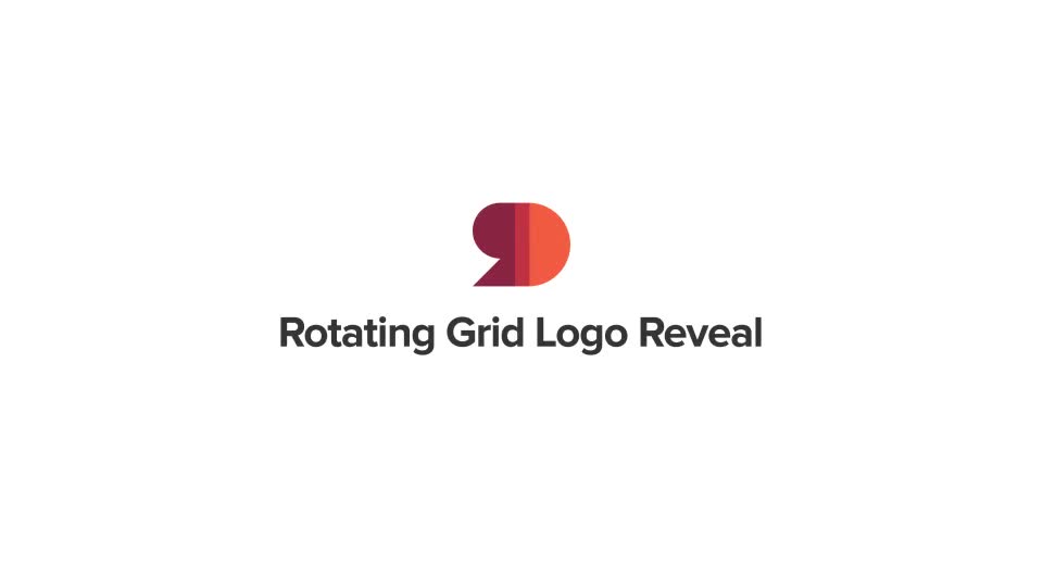 Rotating Grid Logo Reveal Videohive 22662236 After Effects Image 1