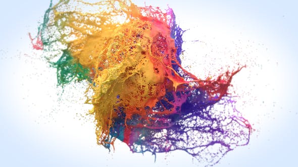 Rotating Paint Logo Reveal - Videohive Download 31167224