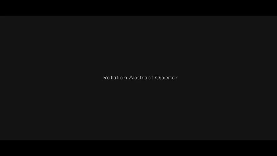 Rotation Abstract Opener Videohive 5632402 After Effects Image 1