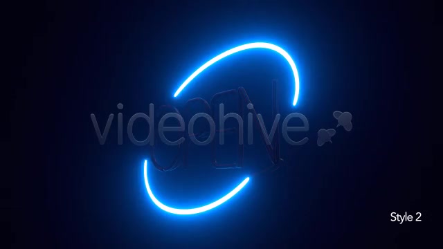 Round Neon Open Sign - Download Videohive 6982778