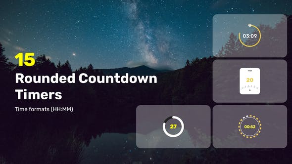Rounded Countdown Timers - Download 37098461 Videohive
