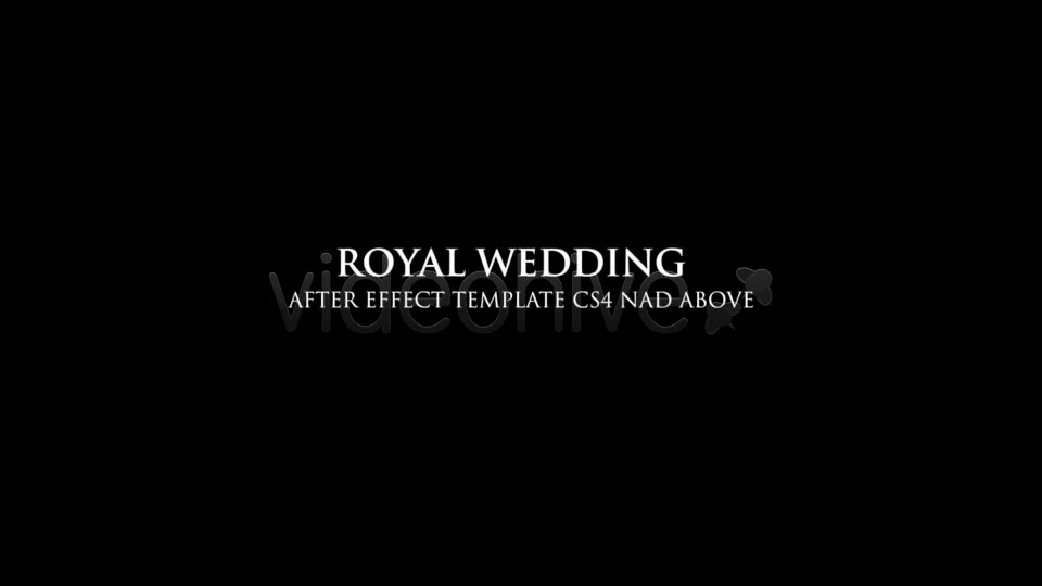 Royal Wedding Package - Download Videohive 4629853