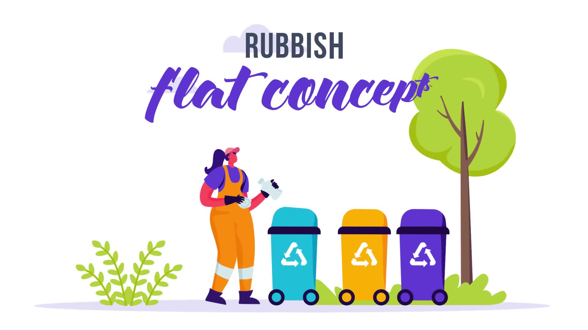Rubbish Flat Concept Videohive 33032383 After Effects Image 1