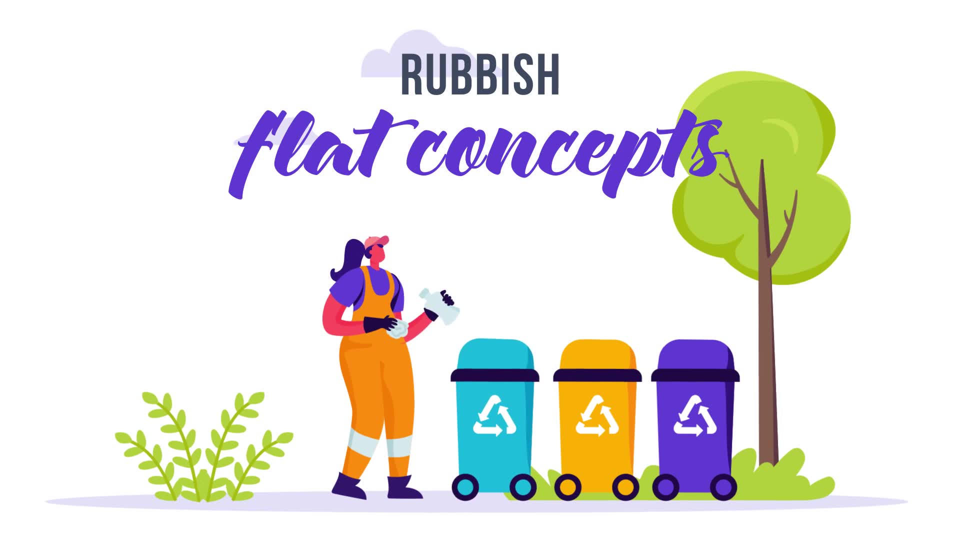 Rubbish Flat Concept Videohive 33032383 After Effects Image 2