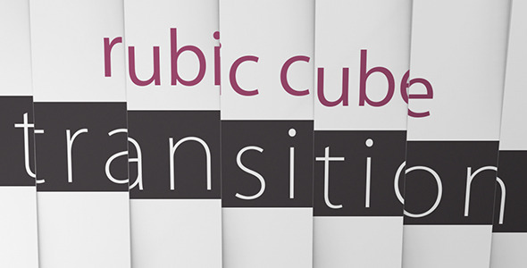 Rubic Cube Transition - Download Videohive 7068669