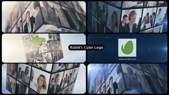 Rubiks Cube Multi Video Corporate Logo - Download 15361279 Videohive
