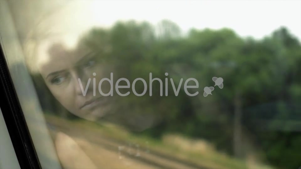 Sad Girl Reflection On Window  Videohive 12212608 Stock Footage Image 7