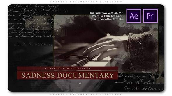 Sadness Documentary Slideshow - Download Videohive 28805795