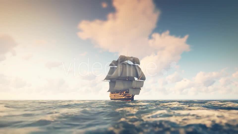 Sailing Galleon Noon - Download Videohive 16824410