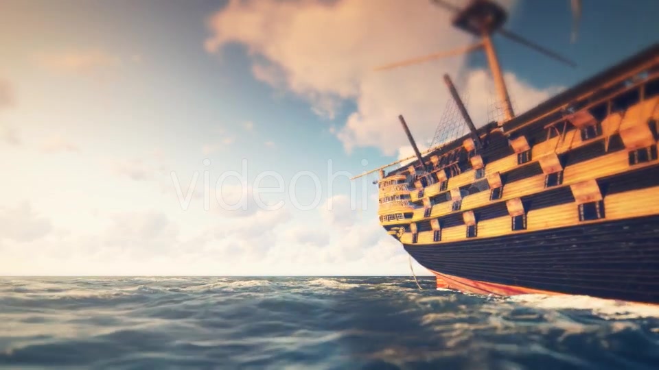 Sailing Galleon Noon - Download Videohive 16824410