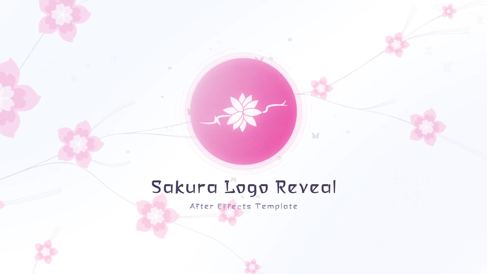 Sakura Logo Reveal Videohive 36438739 After Effects Image 7