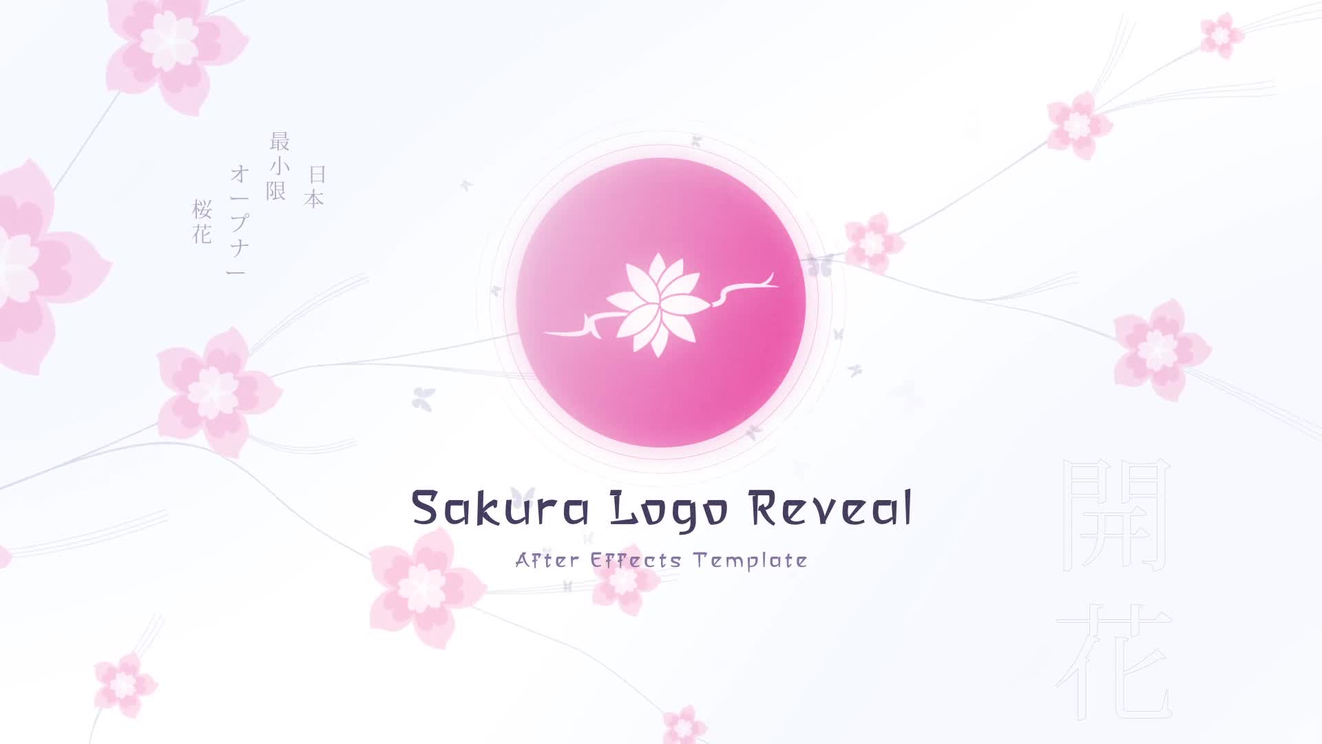 Sakura Logo Reveal Videohive 36438739 After Effects Image 9