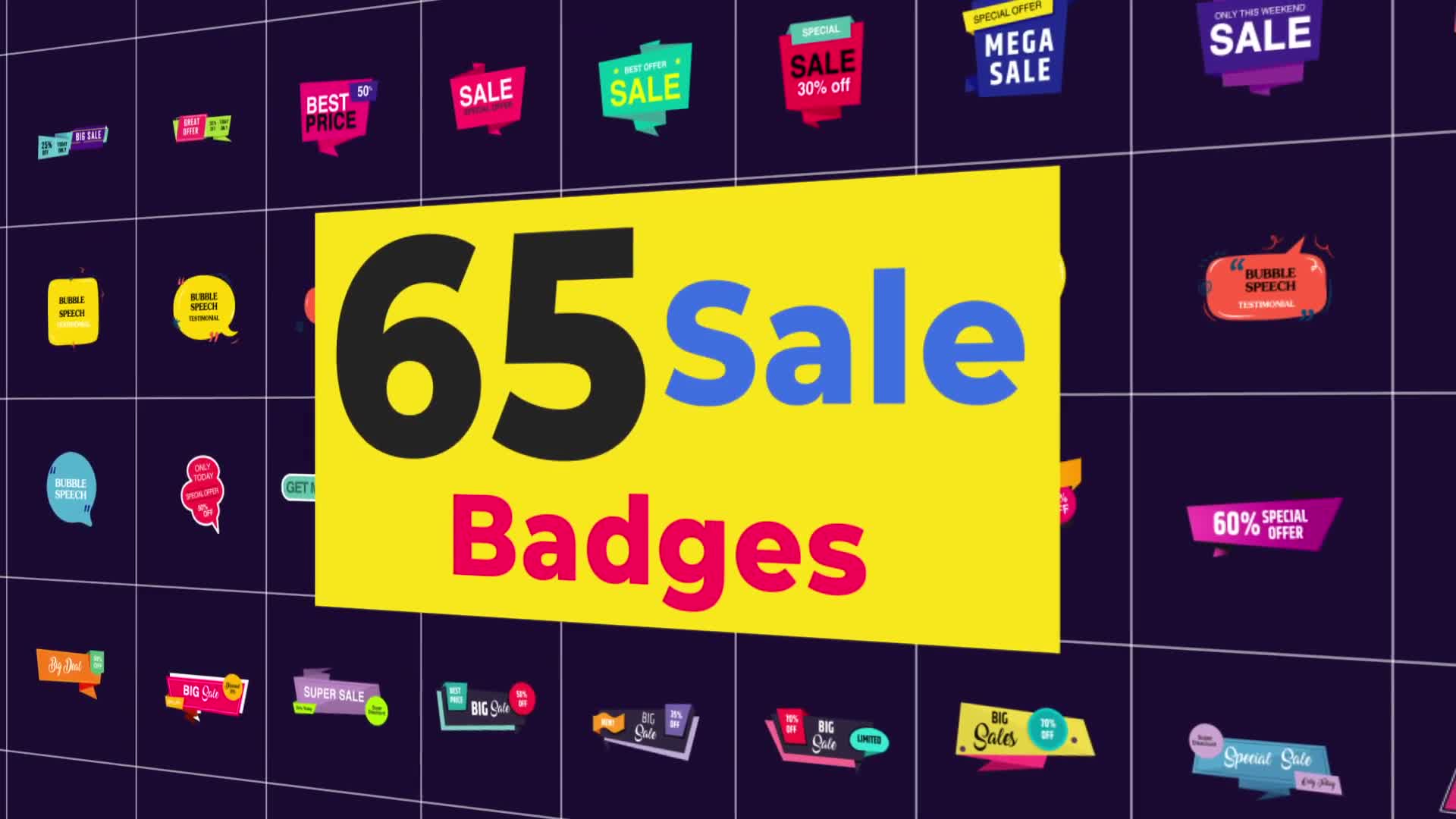 Sale Badge Pack Videohive 33437787 After Effects Image 1
