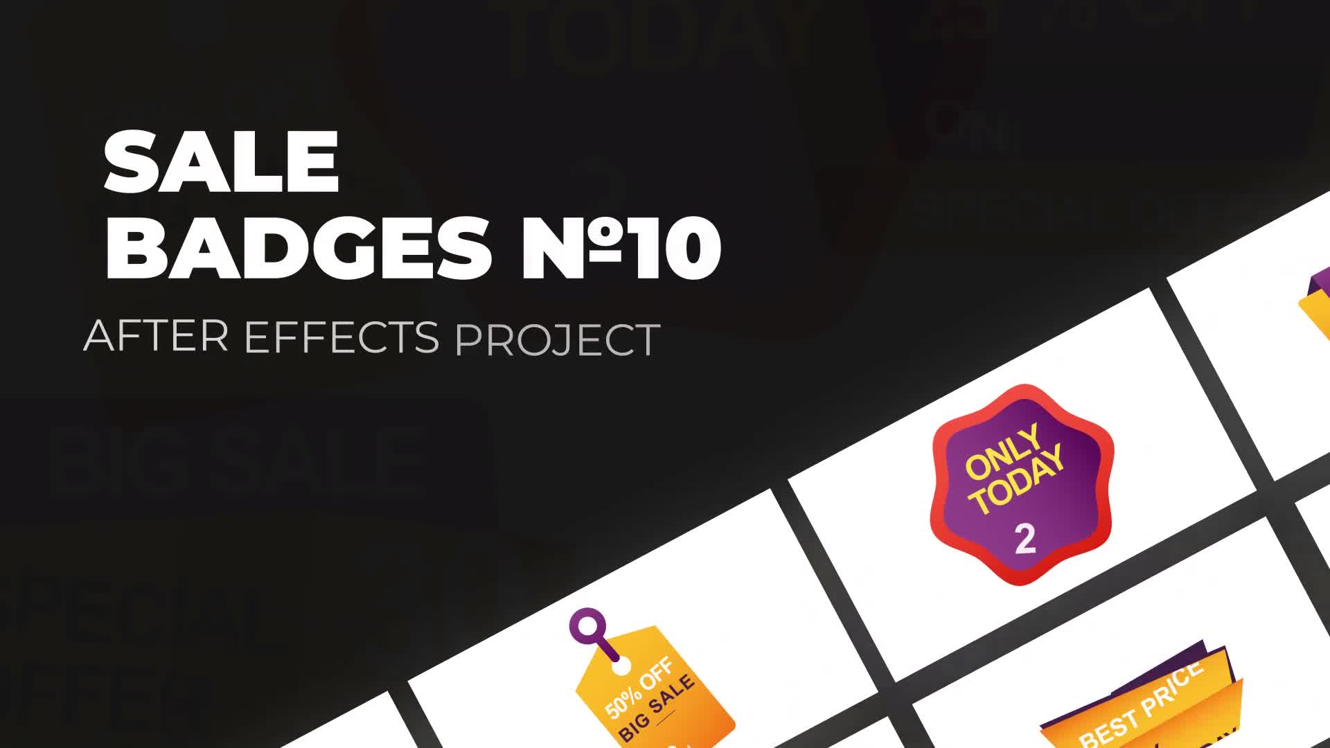 Sale Badges Vol.10 Videohive 32689430 After Effects Image 1