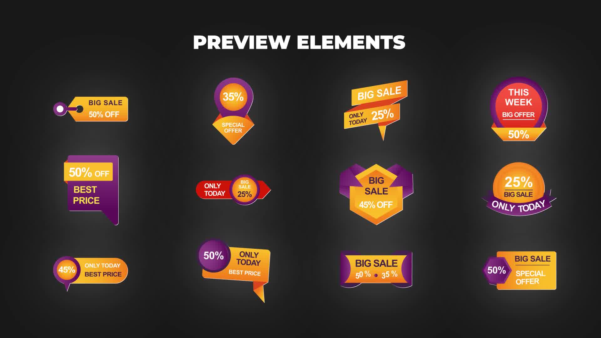 Sale Badges Vol.3 Videohive 31835498 After Effects Image 10