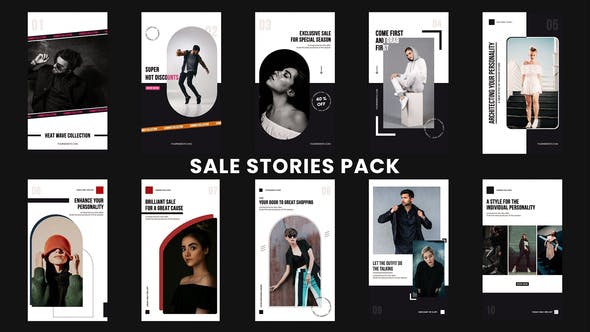 Sale Stories Pack - Download Videohive 38602509