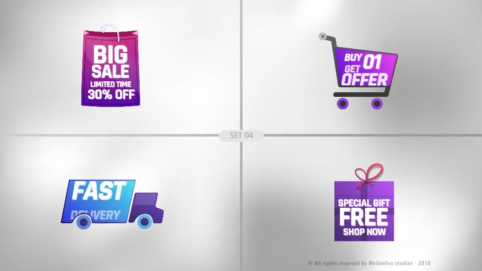 Sale Tags and Labels Pack Videohive 22987321 After Effects Image 8