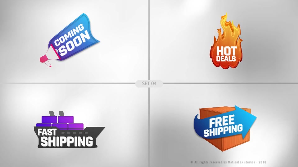 Sale Tags and Labels Pack Videohive 22987321 After Effects Image 9