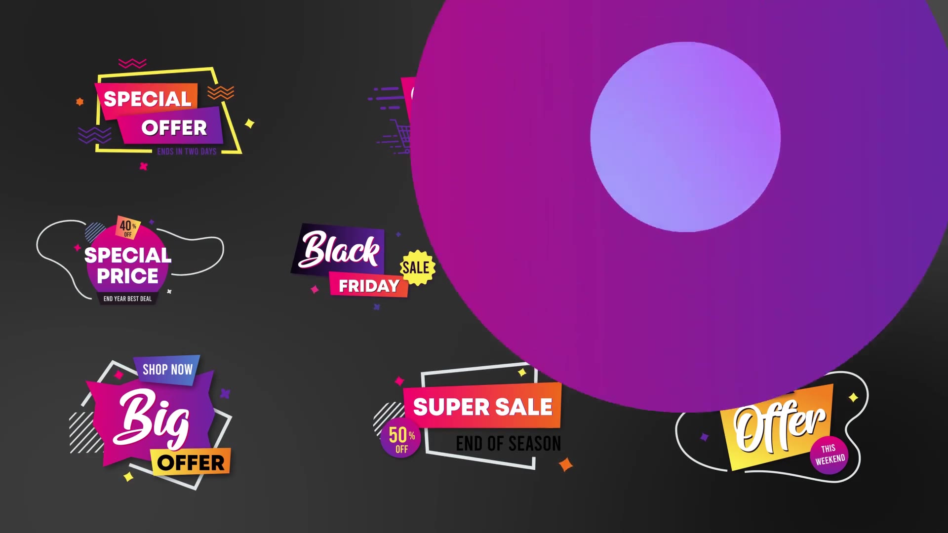 Sales Badges And Titles || FCPX Videohive 33692183 Apple Motion Image 3