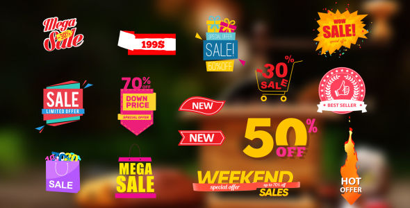 Sales Labels 2 - Download Videohive 19423493