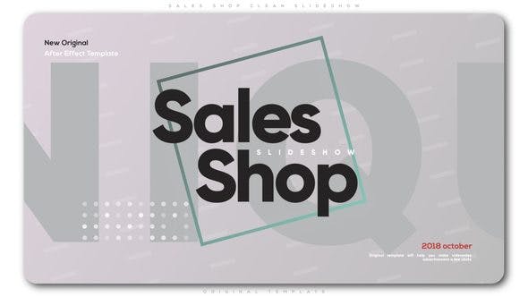 Sales Shop Clean Slideshow - 22702296 Download Videohive