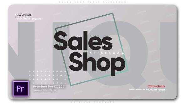 Sales Shop Clean Slideshow - Download 33028682 Videohive