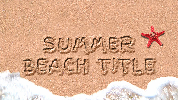 Sand Title - Download Videohive 16310547