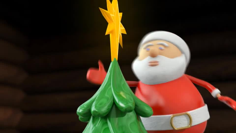 Santa and Christmas Tree Videohive 13855195 After Effects Image 1