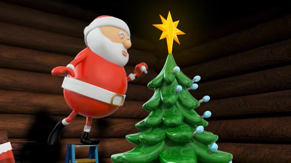 Santa and Christmas Tree Videohive 13855195 After Effects Image 3