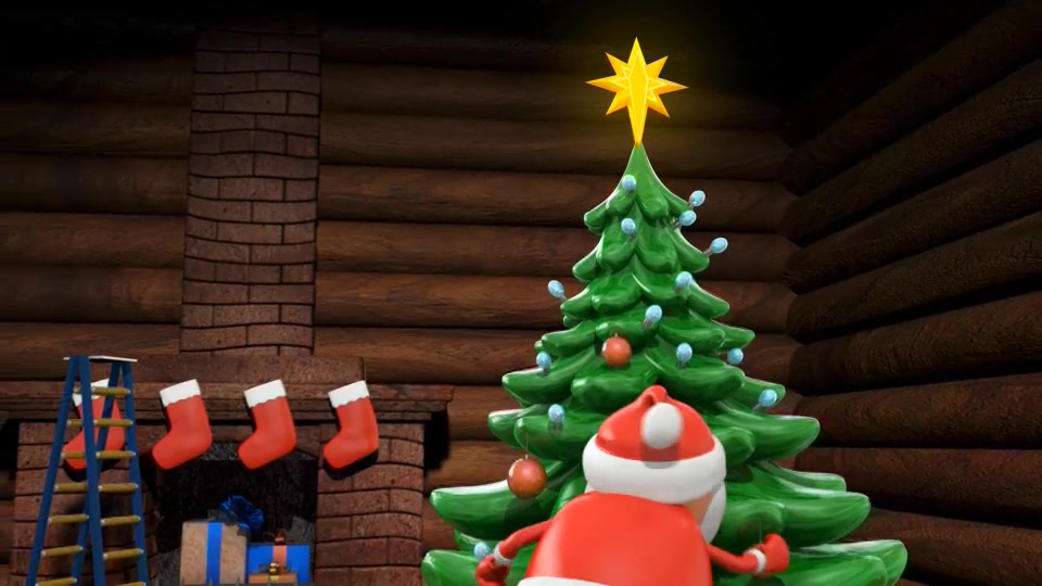 Santa and Christmas Tree Videohive 13855195 After Effects Image 5