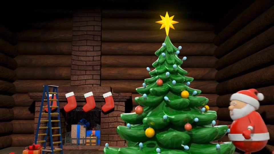 Santa and Christmas Tree Videohive 13855195 After Effects Image 6